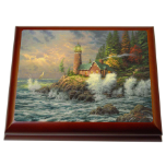 Thomas Kinkade's Enchanting "Courage" Music Box Thomas Kinkade's Enchanting "Courage" Music Box