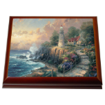 Thomas Kinkade's Enchanting "Light of Peace"  Music Box Thomas Kinkade's Enchanting "Light of Peace"  Music Box