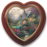Thomas Kinkade "The Blossoms of Home" Framed Canvas Wall Hanging