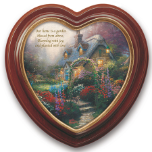 Thomas Kinkade "The Blossoms of Home" Framed Canvas Wall Hanging Thomas Kinkade "The Blossoms of Home" Framed Canvas Wall Hanging