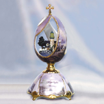 Thomas Kinkade "Light in the Storm" Musical Egg Thomas Kinkade "Light in the Storm" Musical Egg