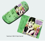 Audrey Hepburn Eye Glass Case with Cleaning Cloth