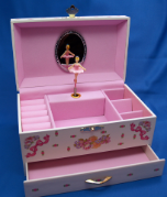 San Francisco "Large Ballet Dancer Musical Jewelry Box" San Francisco "Large Ballet Dancer Musical Jewelry Box"
