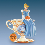 Cinderella's Pumpkin Chai Teacup Figurine