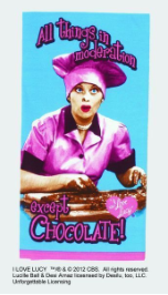 I Love Lucy Chocolate Factory Tea Towel