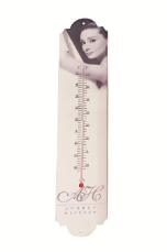 Audrey Hepburn Metal Thermometer