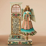 Jim Shore Angel Prayer Message Figurine