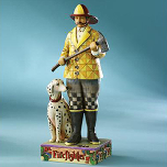 Jim Shore Fire Fighter Figurine