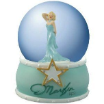 Marilyn Blue Dress 65mm Water Globe