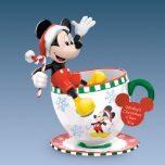 Mickey's Christmas Cheer Teacup Figurine