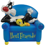 Sylvester and Tweety Musical Figurine