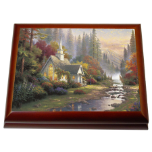 Thomas Kinkade's "Forest Chapel" Music Box Thomas Kinkade's "Forest Chapel" Music Box