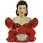Gone with the Wind Scarlet in Red Dress Cookie Jar